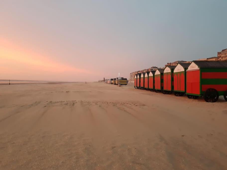 Duplex Avec Parking A 100M De La Mer De Panne Bagian luar foto